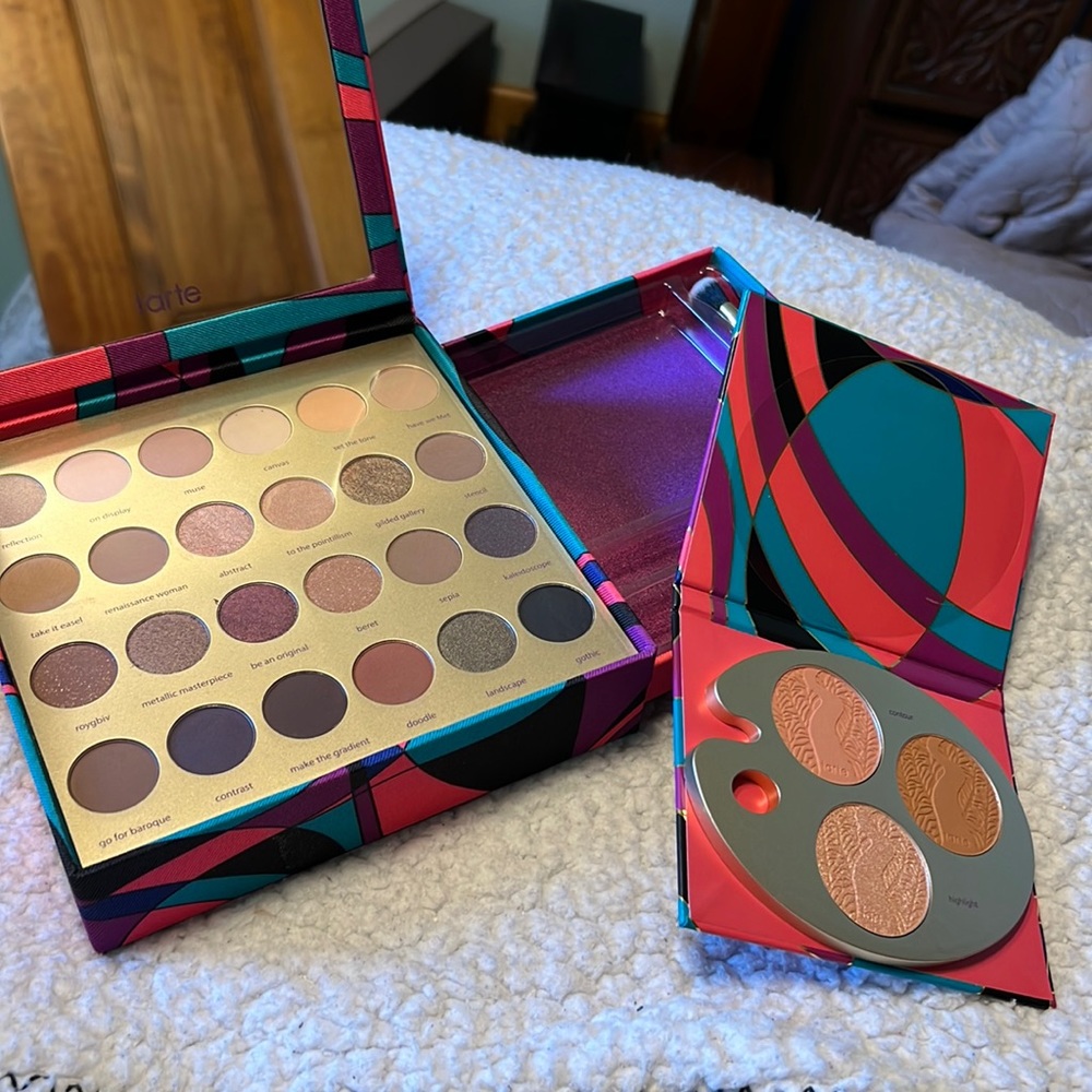 New Tarte Tarteist Paint Palette Collector’s Set - eyeshadows/highlighter only